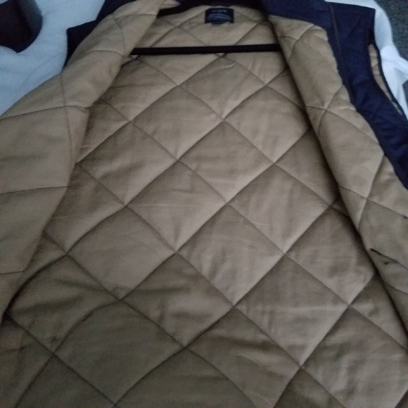 J Crew Navy Blue Quilted Walker Vest NWOT - Picture 3 of 8